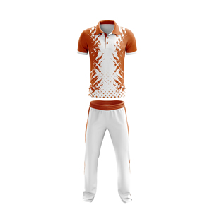 Uniforme de cricket à manches courtes en polyester respirant avec logo personnalisé, service OEM disponible - Product Image 5