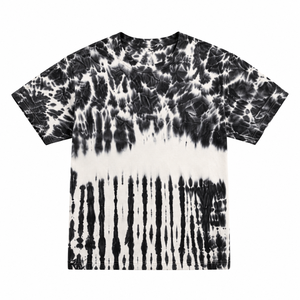 T-shirt décontracté à manches courtes en toile écologique respirante, coupe régulière, col rond, imprimé spirale bleu rose personnalisé pour femme - Product Image 5