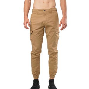 Pantalones Cargo Relajados Color Bronceado, Pantalones Personalizados para Hombre, Ropa Casual Urbana, Fabricación al por Mayor - Product Image 1