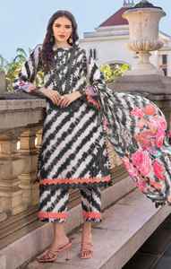 Servicio OEM, Trajes de Tela de Lino para Mujer, Diseño Moderno, Kameez Shalwar Dupatta, Bordado Intenso, Trajes Indios y Pakistaníes de 3 Piezas - Product Image 2