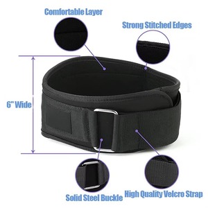 Cinturón de Soporte Lumbar Extensible de Neopreno para Levantamiento de Pesas, para Hombres y Mujeres, con Cojín para la Columna Vertebral, para Gimnasio - Product Image 3