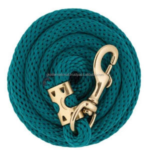 Custom Horse <b>Lead</b> <b>Rope</b> Cotton Horse Accessories <b>Lead</b> <b>Ropes</b> Horse Halter and Leading <b>Rope</b> From India - Product Image 3