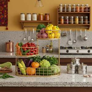 Panier de rangement métallique industriel robuste – Solution de stockage pour étagères de grande capacité - Product Image 1