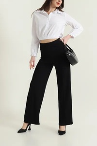 Splendid <b>Women's</b> Autumn Solid Boardwalk Jogging <b>Trousers</b> Eco-Friendly <b>Plus</b> <b>Size</b> High Quality Wholesale 2 in 1 Drawstring - Product Image 4