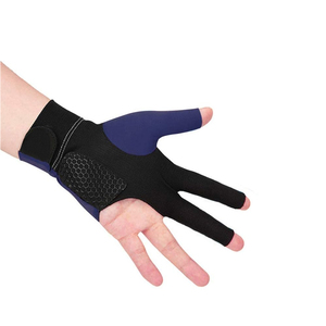 Guantes de billar transpirables y elásticos personalizados de tres dedos al por mayor, guantes de snooker de la mejor calidad para hombres y mujeres - Product Image 4
