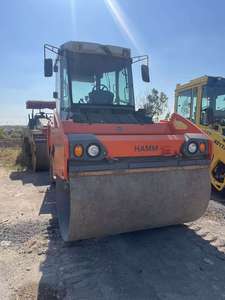 NOUVEAU Compacteur routier vibrant hydraulique à double tambour HAMM 138, moteur Honda 75KW, pour le compactage de la base de routes en gravier - Product Image 5