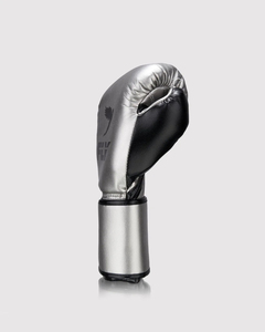 Gants de boxe en cuir de vachette couleur perroquet noir RTS, sangle de poignet réglable, fermeture à boucle, respirants, emballage personnalisé - Product Image 3