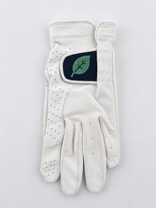 Gants de golf minimalistes en cuir Cabretta blanc avec logo brodé, respirants, pour hommes et femmes, protection des mains, fabrication directe OEM - Product Image 3