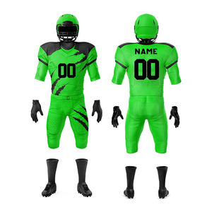 Service OEM 2026, ensemble d'uniformes de football américain, couleur jaune, polyester, vêtements de sport, ensemble d'uniformes de football américain - Product Image 4