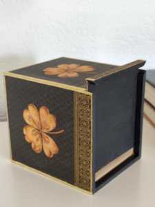 Wooden <b>Tissue</b> Box Cover with Decorative Design Desktop <b>Paper</b> <b>Tissue</b> Holder Storage Case for Home Bedroom Living Room Hotel - Product Image 6