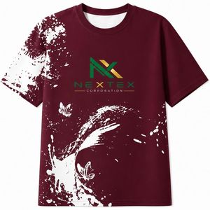 บริการ OEM เสื้อยืดซับลิเมชั่นคุณภาพสูง ออกแบบโลโก้ตามสั่ง ลายศิลปะ แฟชั่นทันสมัย - Product Image 1