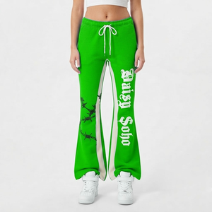 Solid Color <b>Jogger</b> Sweatpants Custom Flared Pants Ladies Loose <b>Slimming</b> Casual Workout Sports Women Sports Sweat Pants - Product Image 1