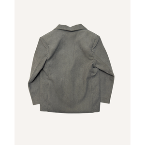 เสื้อเบลเซอร์เด็กผู้ชายสีเทาอ่อนแบบมีลาย - Product Image 1