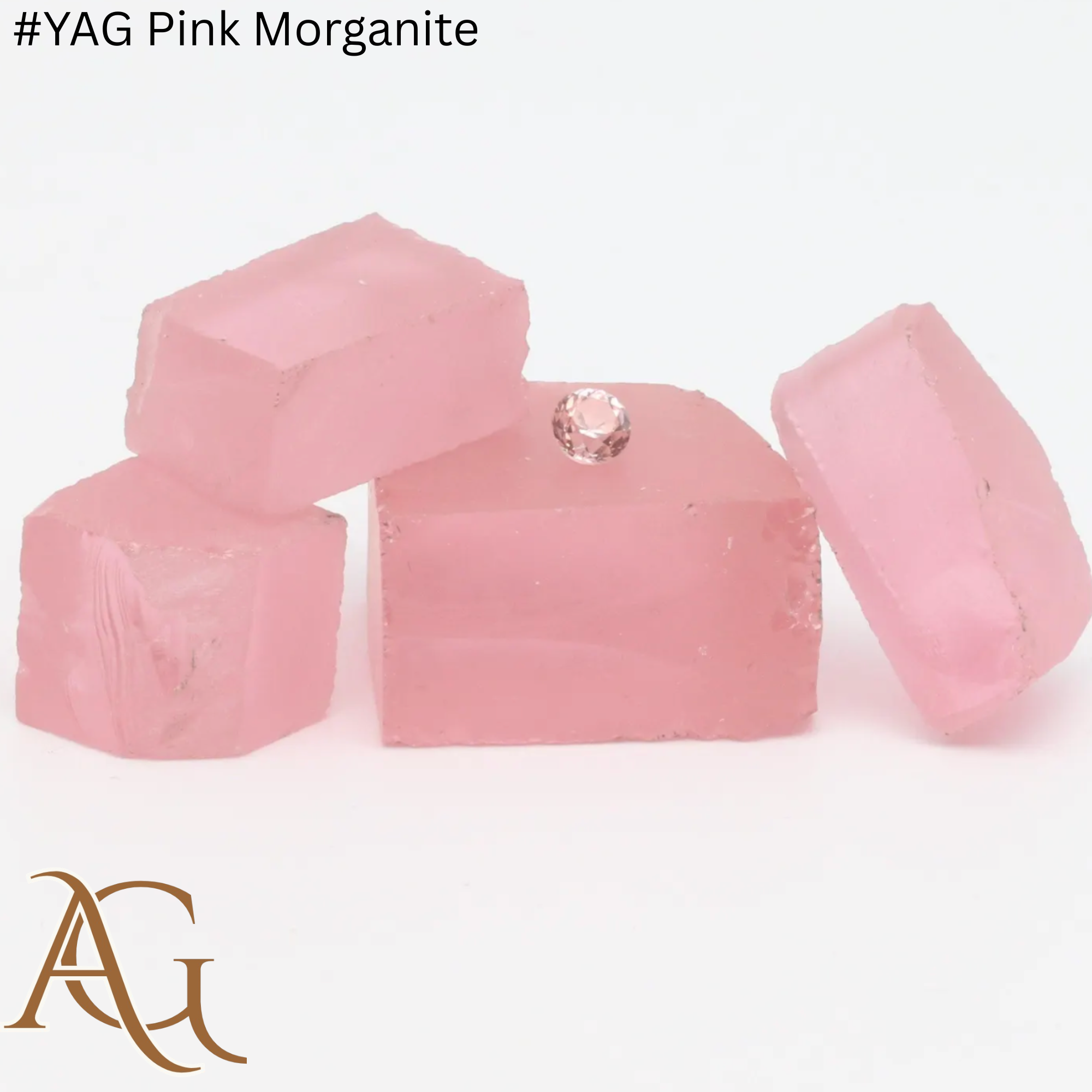 มอร์แกไนต์สีชมพู YAG