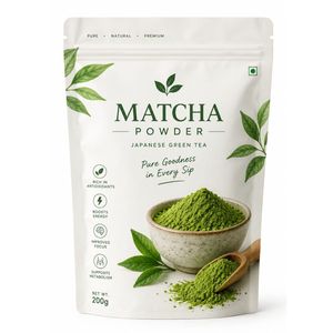Matcha en Polvo 100% Original de Grado Alimenticio, Etiqueta Personalizada OEM ODM, Proveedor Mayorista de Matcha en Polvo para Bebidas, Smoothies y Té - Product Image 1