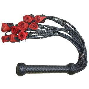 เฆี่ยนหนังแท้ที่มีด้ามจับสบายและสายยาว - Product Image 3