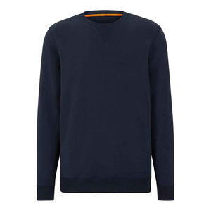 Men's <b>Navy</b> Crew Neck Regular Fit Knitted Pullover <b>Sweatshirt</b> Casual Autumn Wear - Product Image 1