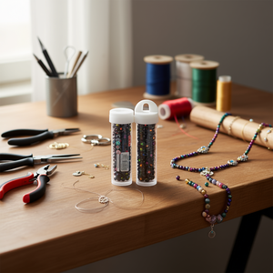 Perline in Barattolo 6x6mm 15g Multicolore per Gioielleria - Product Image 2