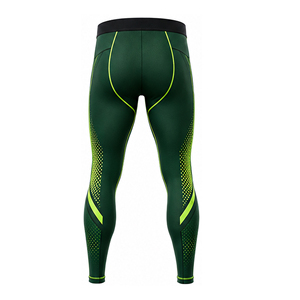 Leggings de compression pour hommes, personnalisables, à séchage rapide, respirants et extensibles, pour la course, l'entraînement et le sport, vente en gros OEM - Product Image 4
