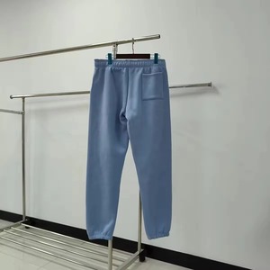 Pantalon de survêtement streetwear de luxe personnalisé pour homme, style hip-hop décontracté, 100 % coton épais, impression en relief, devant plissé, haute qualité - Product Image 4