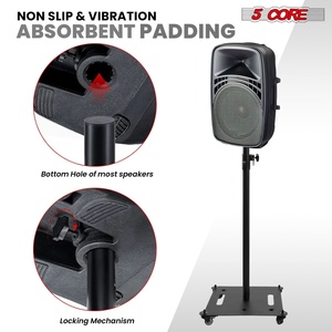 ขาตั้งลำโพง 5Core แบบ 2 ชิ้น รับน้ำหนักได้มาก ปรับความสูงได้ 61 นิ้ว สำหรับ DJ PA ขนาด 35 มม. รองรับน้ำหนักได้ 100 ปอนด์ - Product Image 3