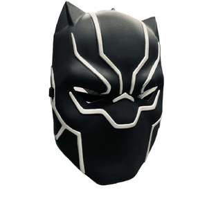 Masque de personnage de super-héros Panthère Noire en PVC pour enfant, disponible en gros, idéal pour Halloween, costume de cosplay, fabriqué au Vietnam, nouveauté - Product Image 2