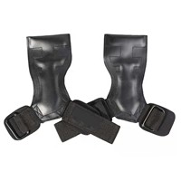 Guantes de Levantamiento de Pesas Profesionales, Portátiles, de Cuero Vacuno y Silicona, con Protección para las Palmas de las Manos, para Gimnasio y Powerlifting