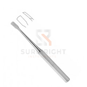 Cuchillo ovalado de herrador de acero inoxidable premium para cascos de caballo con mango de madera de caucho, instrumento veterinario OEM de SurgiRight - Product Image 3