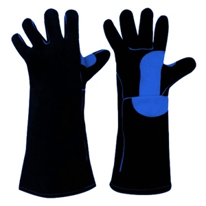 Gants de soudage en cuir de vachette renforcé, ignifuges, résistants au feu, durables, pour soudeurs, brasseurs, ouvriers, gants de sécurité - Product Image 3