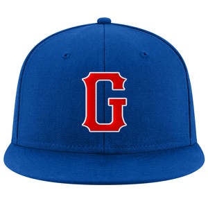 Gorra de Béisbol Azul de 6 Paneles, 100% Algodón, con Logotipo 'G' Bordado en Rojo, Ajuste Clásico, Unisex, Casual - Product Image 4