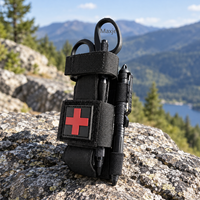 Pochette tactique pour garrot, ciseaux et stylo, étui de rangement pour garrot, porte-équipement médical d'urgence pour la chasse, le camping