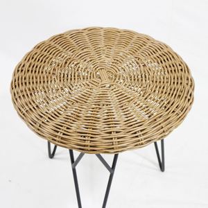 Table basse de chevet en bois massif Comehome, table d'appoint de canapé, moderne, simple, ronde - Product Image 2