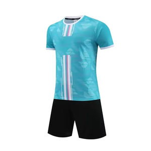 Uniformes de fútbol sublimados personalizados de fábrica OEM ODM, conjunto deportivo de última generación, 100% poliéster, camisetas de fútbol, conjuntos de entrenamiento de fútbol - Product Image 2