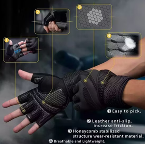 Guantes de Gimnasio Unisex Ligeros de Nailon Hardihood International para Entrenamiento y Levantamiento de Pesas - Product Image 6