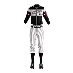 Maillot de baseball sur mesure bon marché 100% polyester concevez votre propre ensemble d'uniformes OEM - Product Image 1