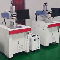 Mesin Penanda Laser UV 10W Tipe Meja 355nm Efisiensi Tinggi untuk Penandaan Produk Industri Presisi Plastik Kaca Elektronik