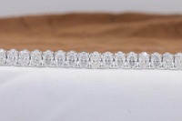 Pulsera de Diamantes Moissanite de Exportación India para Ella, Accesorio de Joyería para Bodas, Compromisos y Eventos Festivos, Proveedor Indio