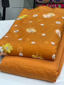 High Quality Malty Embroidery Fabric Polyester Georgette Mesh Lace Fabric for Bridal Wear <b>Home</b> <b>Textile</b> and Garments - Product Image 6