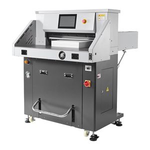 Cortadora de Papel Eléctrica de Gran Tamaño, Ancho de Corte de 28 Pulgadas, Grosor de Corte de 3.03 Pulgadas, Guillotina Hidráulica de Metal - Product Image 1