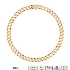 Cadena Cubana de Oro 14K con Diamantes CVD Cultivados en Laboratorio EF VVS VS, Engaste Pavé, 22 Pulgadas, Joyería de Lujo Iced Out para Hombre y Mujer - Product Image 4