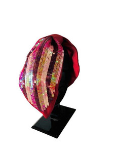 Handmade Beaded Zigzag <b>Headband</b> for Women Trendy Colorful Embroidered <b>Padded</b> Designer Hair Accessory Stylish Bohemian <b>Headbands</b> - Product Image 4