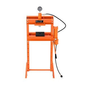 Pressa Idraulica da Officina da 20 Tonnellate con Piastra di Pressione Pneumatica Regolabile e Cuscinetto Centrale per Garage e Officine - Product Image 1