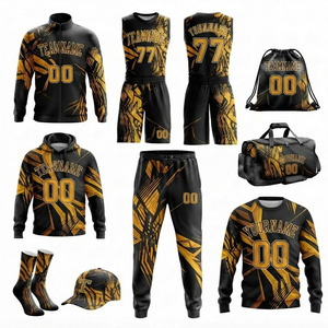 Diseña tus Propios Uniformes de Baloncesto Transpirables Estampados, Gran Venta, Nuevo Diseño, Uniforme de Baloncesto de Verano, Juego Completo - Product Image 3