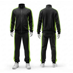 Ensemble de survêtement de sport de haute qualité pour hommes, personnalisable avec logo, pour la course et l'entraînement, idéal pour la gym et le fitness, vente en gros - Product Image 5