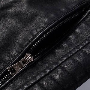 Chaqueta de Motociclista de Cuero Genuino Personalizada para Hombre, Costuras Duraderas, Ajuste Cómodo, Textura Suave, Material Premium - Product Image 6