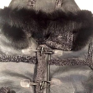 Genuine Leather <b>Shearling</b> <b>Jacket</b> <b>Men</b> Premium Winter Sheepskin Fur Aviator Biker Coat Comfortable Stylish Warm Outerwear - Product Image 6