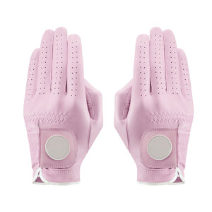 Gants de golf en cuir Cabretta de qualité supérieure, colorés, respirants, confortables, antidérapants, imperméables, pour hommes et femmes, vente en gros - Product Image 1