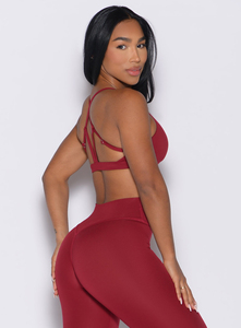 Lightweight Reversible Women Sport Bra Workout Crop Top Backless Gym Removable Padded Cups Spandex/Polyester Fitness OEM - Product Image 4