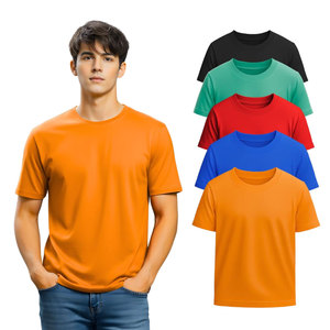 Men's Oversized Fit Short Sleeve O-Neck Casual T-Shirt Pattern Digital 100% Cotton Jersey Breathable Knitted Letter Pattern - Product Image 1