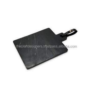 Tabla de Cortar de Mármol Negro para Hogares Minimalistas que Ofrece un Aspecto Limpio y Brillante y un Rendimiento de Corte Duradero - Product Image 1